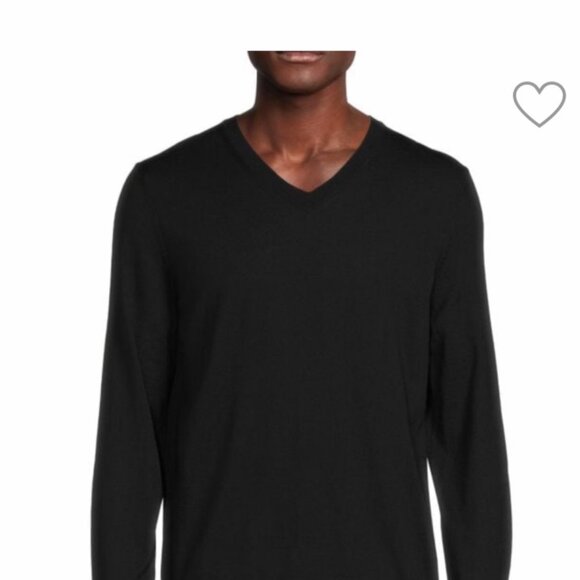 New Hugo Boss Sweater V Neck Black Sweater